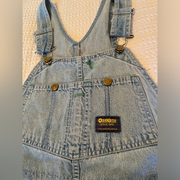 Women’s/men’s Vintage OshKosh Shorts Overalls - Picture 1 of 6